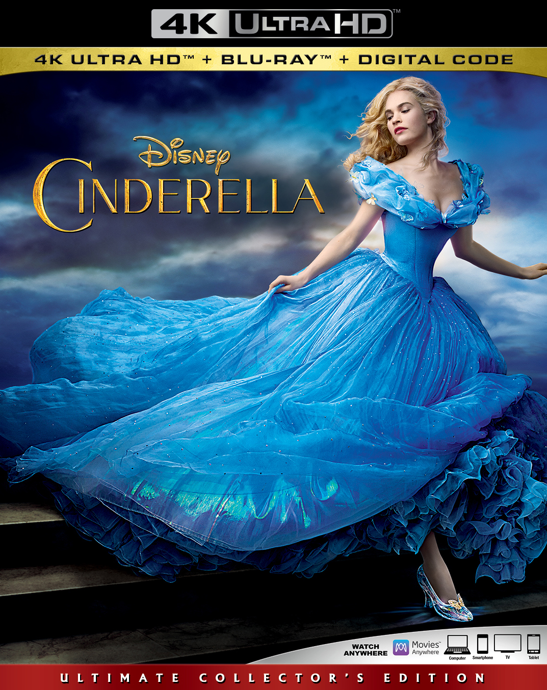 Cinderella [Includes Digital Copy] [4K Ultra HD Blu-ray/Blu-ray