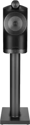 Front. Bowers & Wilkins - Formation Duo Speaker Stands (2-Pack) - Black.