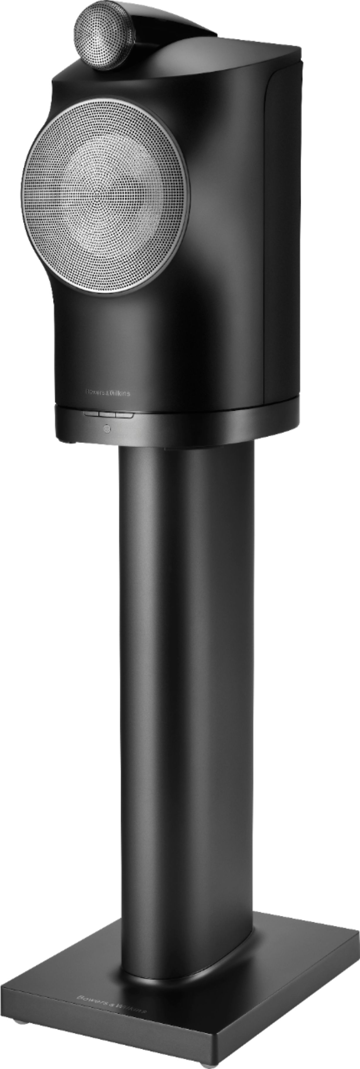 Left View: Bowers & Wilkins - Formation Duo Speaker Stands (2-Pack) - Black