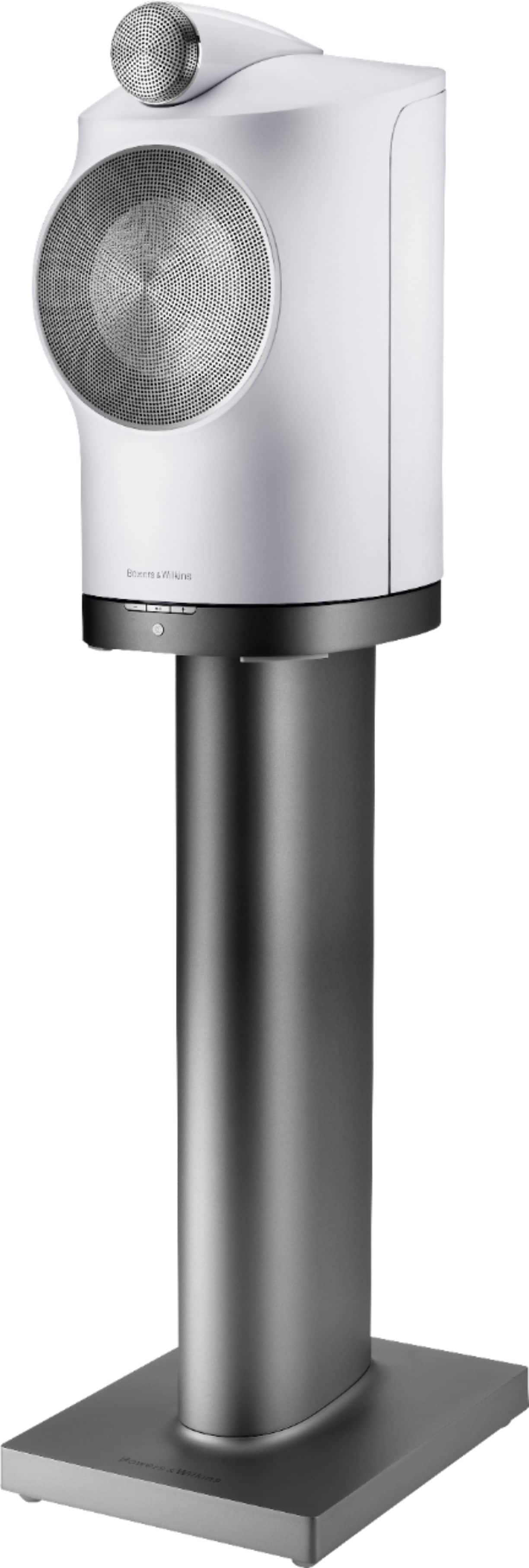 Left. Bowers & Wilkins - Formation Duo Speaker Stands (2-Pack) - Silver.