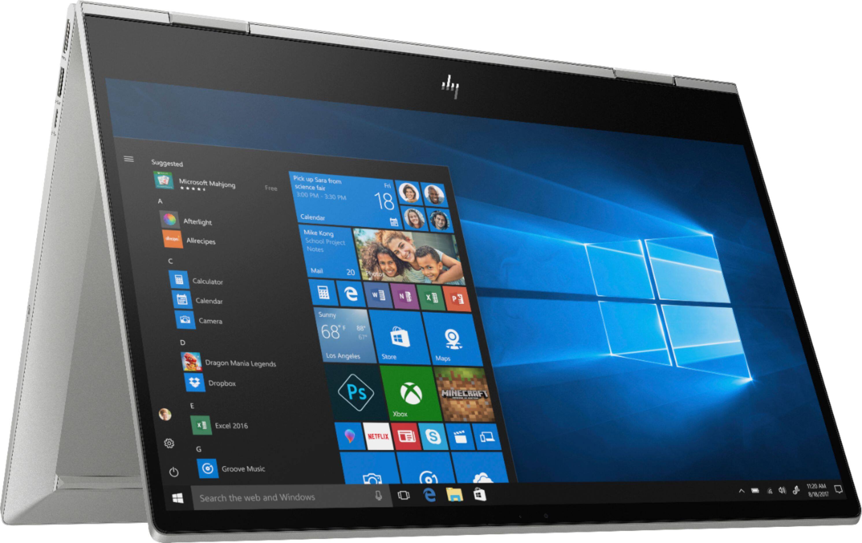 Angle. HP - ENVY x360 2-in-1 15.6" Touch-Screen Laptop - Intel Core i5 - 8GB Memory - 256GB Solid State Drive.