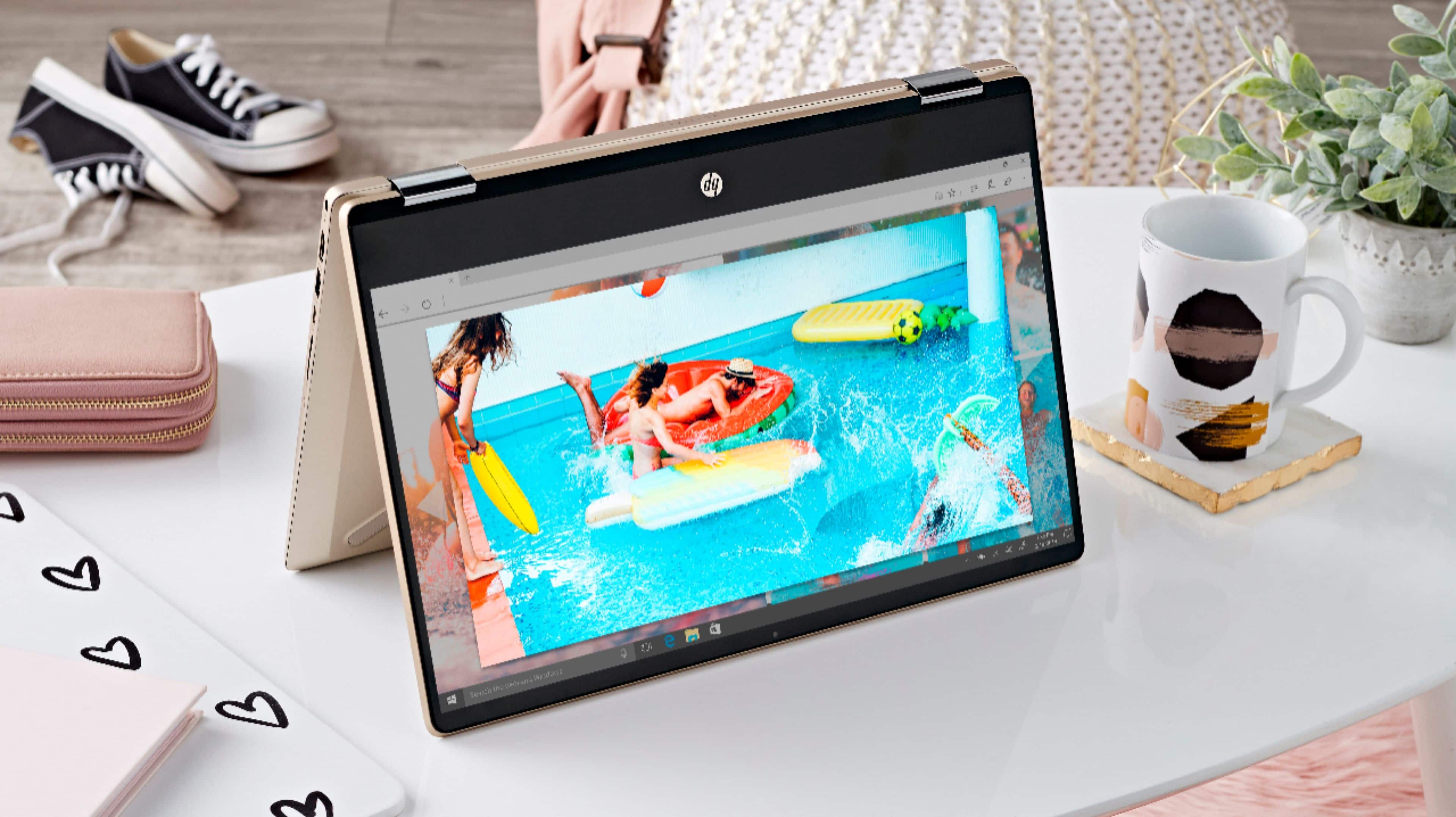 Alt View 15. HP - Pavilion x360 2-in-1 14" Touch-Screen Laptop - Intel Core i5 - 8GB Memory - 128GB Solid State Drive.