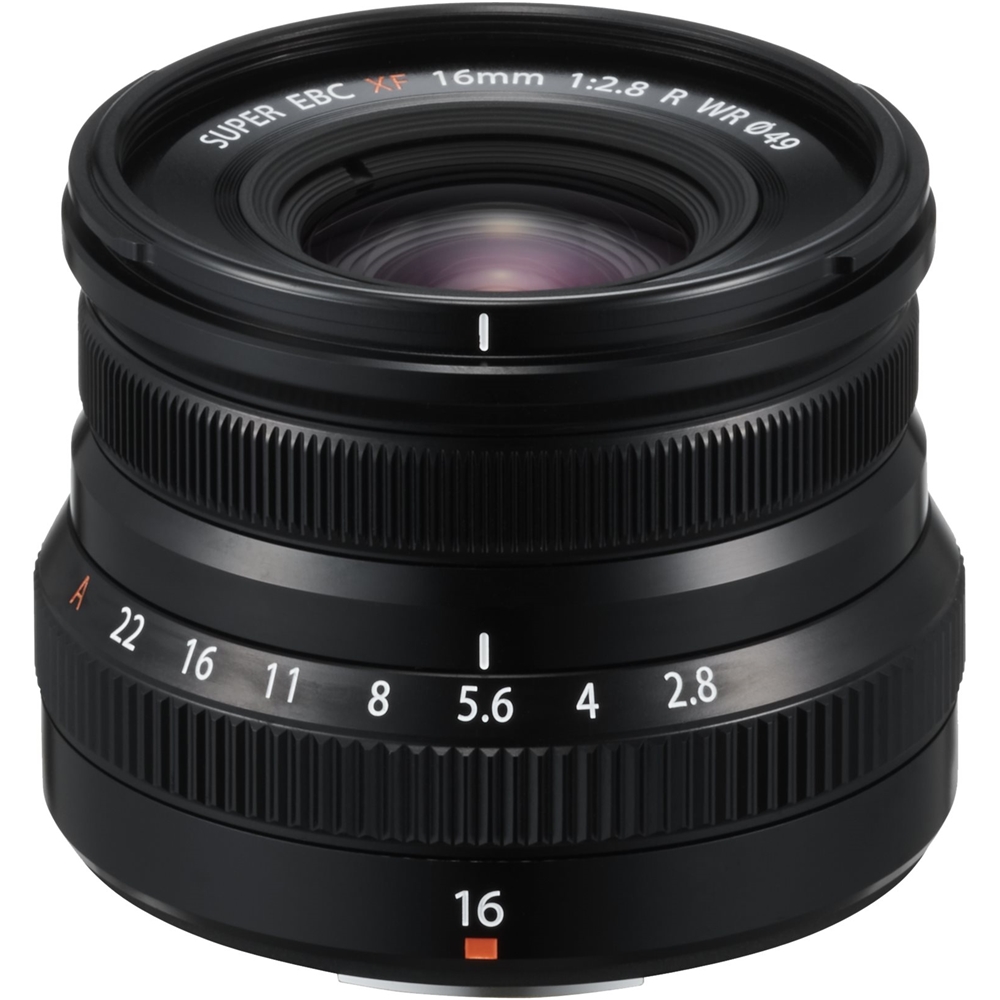 Fujifilm XF 16mm f/2.8 R WR Wide-Angle Lens Black 16611655 - Best Buy