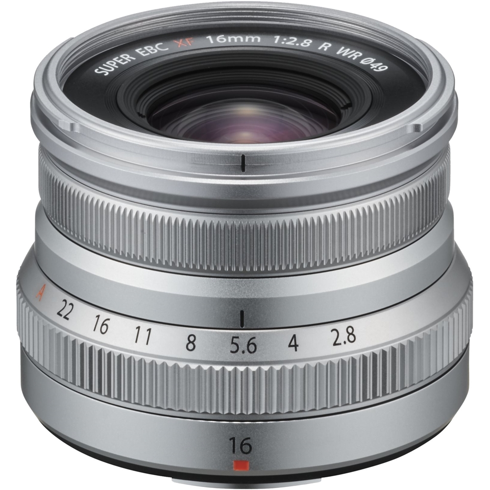 Fujinon Xf 16mm F 2 8 R Wr Wide Angle Lens For Fujifilm X Series X A1 Silver Best Buy