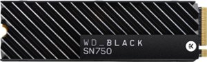 WD - BLACK SN750 NVMe Gaming 500GB PCIe Gen 3 x4 Internal Solid State Drive with Heatsink for Desktops - Front_Zoom