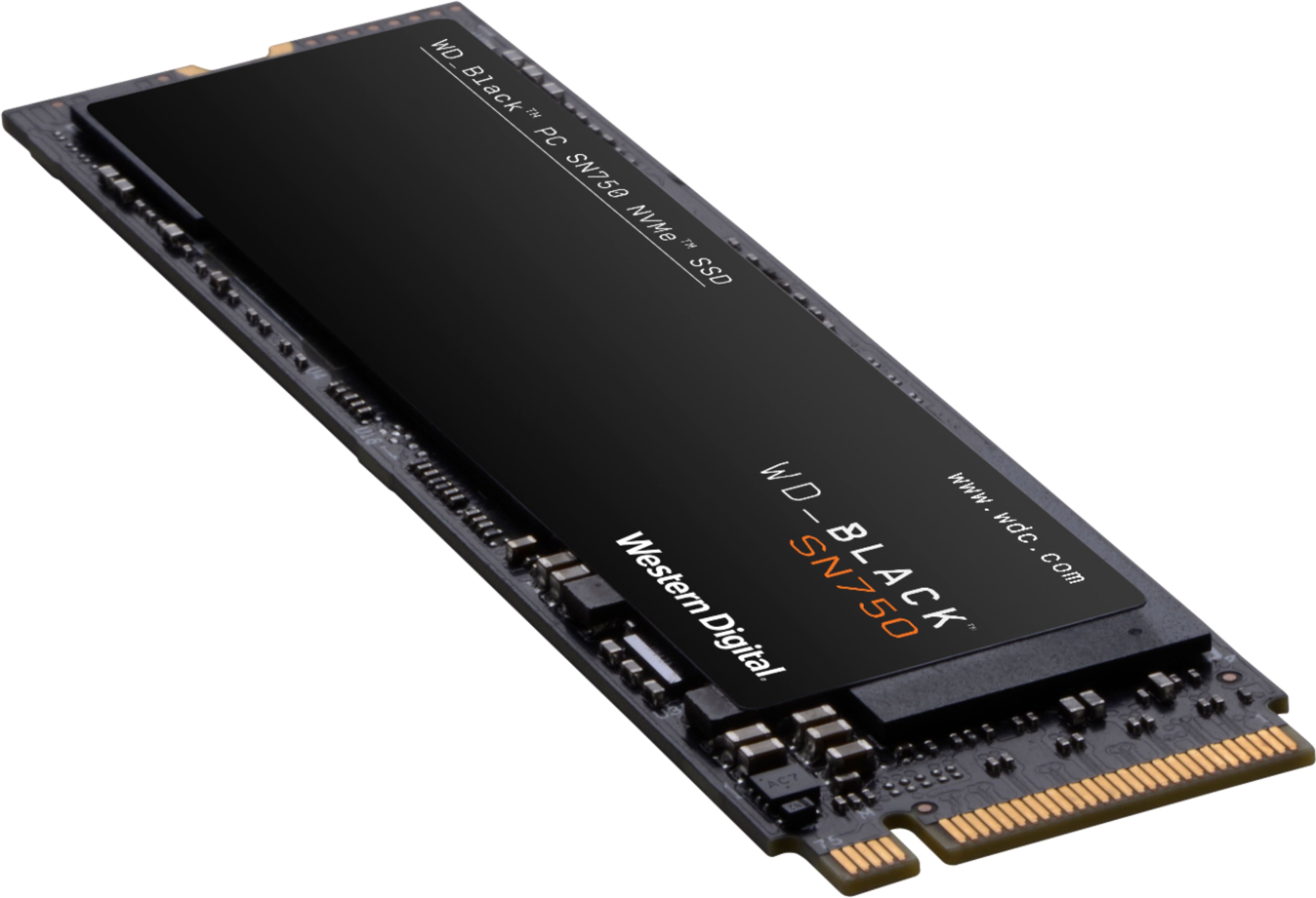 Best Buy: WD BLACK SN750 1TB Internal Gaming SSD PCIe Gen 3 x4 NVMe  WDBRPG0010BNC-WRSN