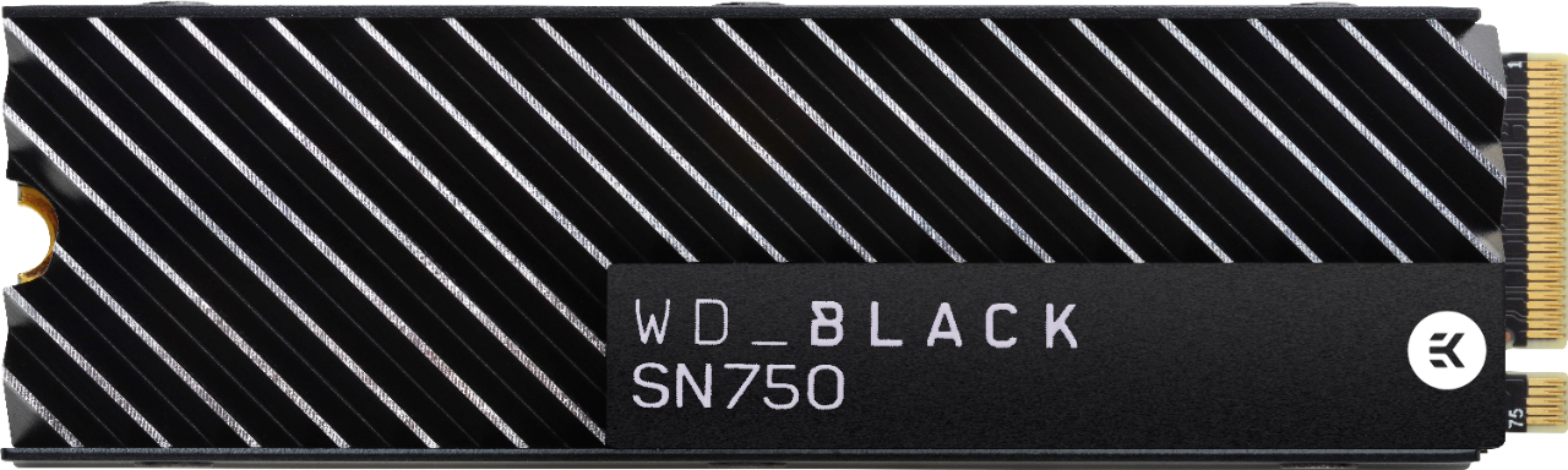 Wd Wd Black Sn750 Nvme Gaming 1tb Pcie Gen 3 X4 Internal Solid State Drive With Heatsink For Desktops Wdbgmp0010bnc Wrsn Best Buy