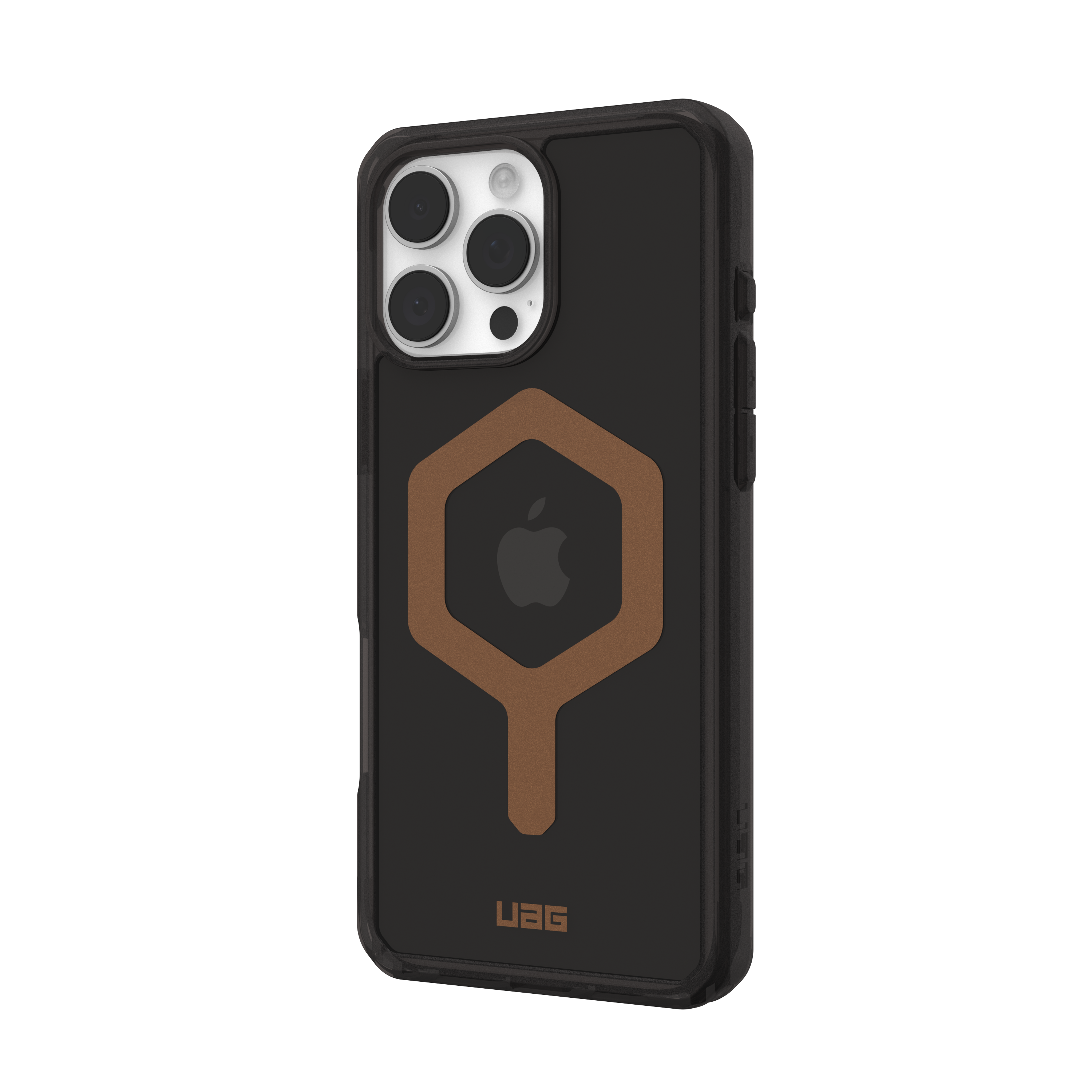 Alt View 1. UAG - Plyo Series Case with Magsafe for Apple iPhone 16 Pro Max - Black/Bronze.