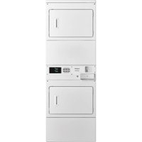 Whirlpool - 7.4 Cu. Ft. Electric Dryer with Space Saving Design - White - Front_Zoom