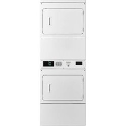 Whirlpool - 7.4 Cu. Ft. Electric Dryer with Space Saving Design - White - Front_Zoom