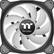 Alt View 11. Thermaltake - Riing Duo 12 RGB (Triple Pack) Radiator Fan TT 120mm Case Cooling Fan Kit with RGB Lighting - Black.