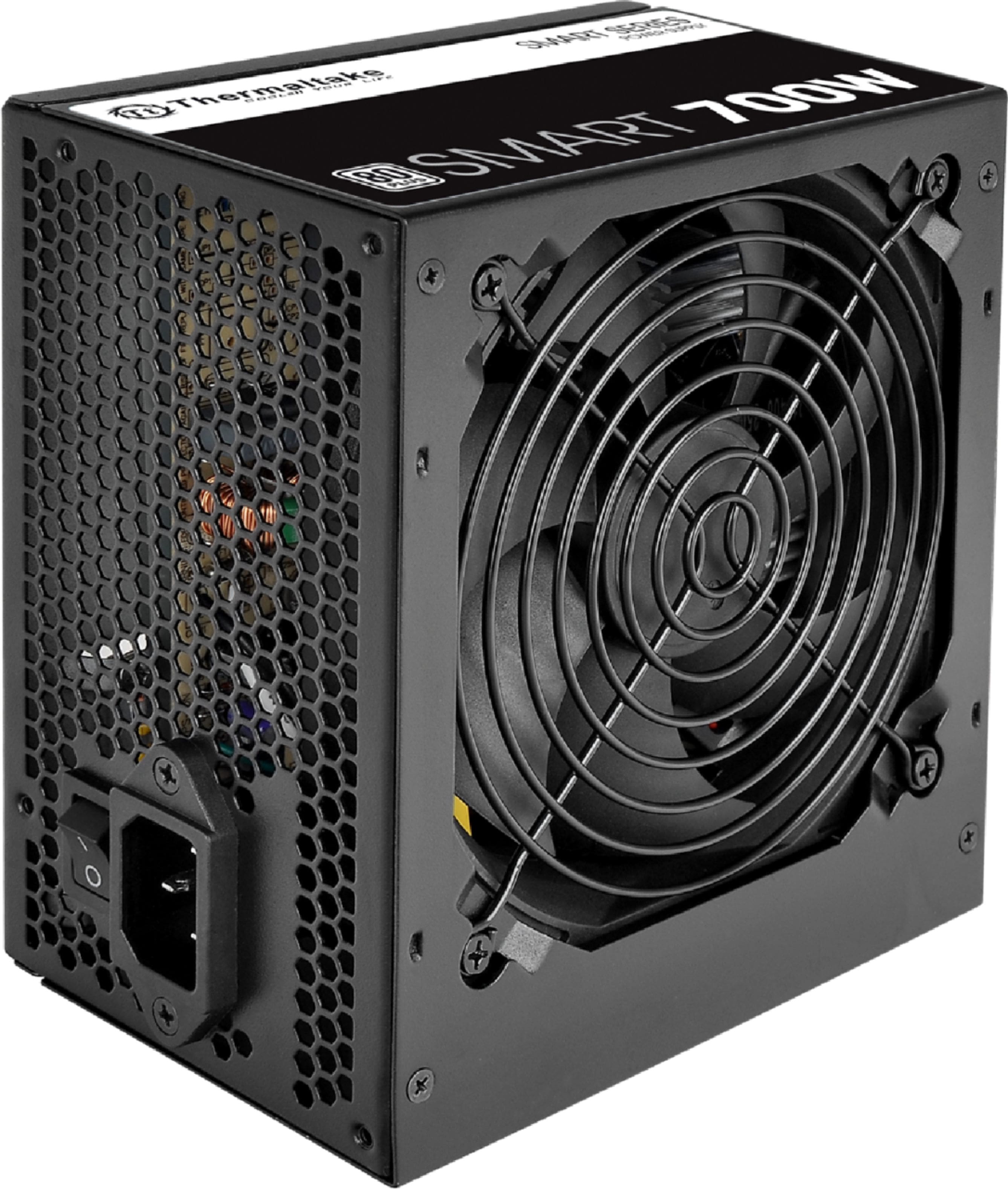 Alt View 11. Thermaltake - SMART 700W ATX 80 Plus Power Supply - Black.