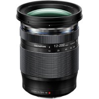 Olympus - M.Zuiko 12-200mm f/3.5-6.3 Zoom Lens for PEN-F - Black - Front_Zoom
