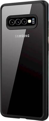 SaharaCase - Crystal Series Case for Samsung Galaxy S10 - Clear Black
