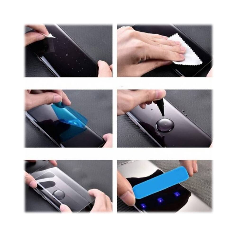 Alt View 11. SaharaCase - ZeroDamage Tempered Glass Screen Protector for Samsung Galaxy S10+ - Clear.