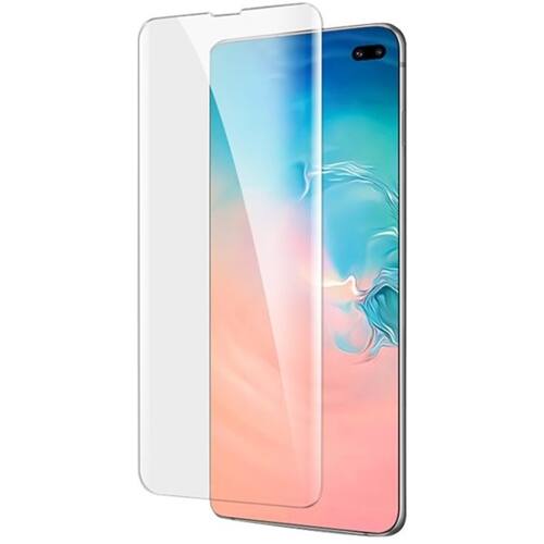 Alt View 12. SaharaCase - ZeroDamage Tempered Glass Screen Protector for Samsung Galaxy S10+ - Clear.