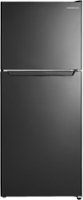 Insignia™ - 10.5 Cu. Ft. Top-Freezer Refrigerator - Black - Front_Zoom