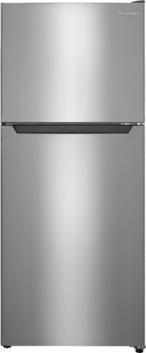 Insignia™ - 10.5 Cu. Ft. Top-Freezer Refrigerator - Stainless Steel