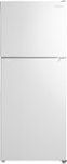 Front Zoom. Insignia™ - 10.5 Cu. Ft. Top-Freezer Refrigerator - White.