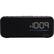 Front. iHome - Alarm Clock with Alexa - Black.