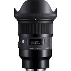Front. Sigma - Art 24mm f/1.4 DG HSM Wide-Angle Lens for Sony E-Mount - Black.