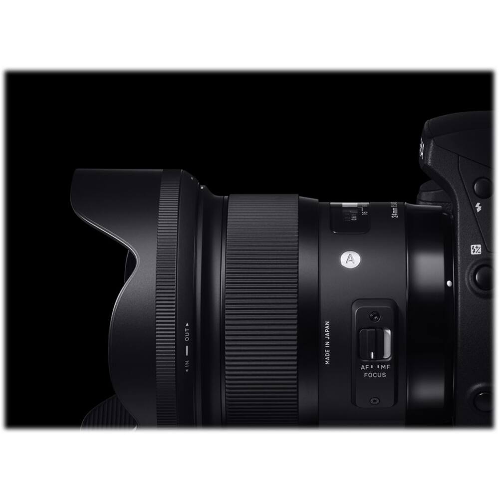 Alt View 15. Sigma - Art 24mm f/1.4 DG HSM Wide-Angle Lens for Sony E-Mount - Black.