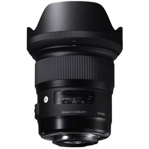 Alt View 16. Sigma - Art 24mm f/1.4 DG HSM Wide-Angle Lens for Sony E-Mount - Black.