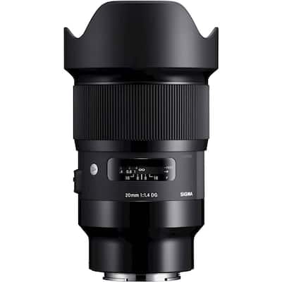 Sigma Art 20mm f/1.4 DG HSM Wide Angle Lens for Sony E Mount Black Sigma Art 20mm f/1.4 DG HSM Wide Angle Lens for Sony E Mount Black