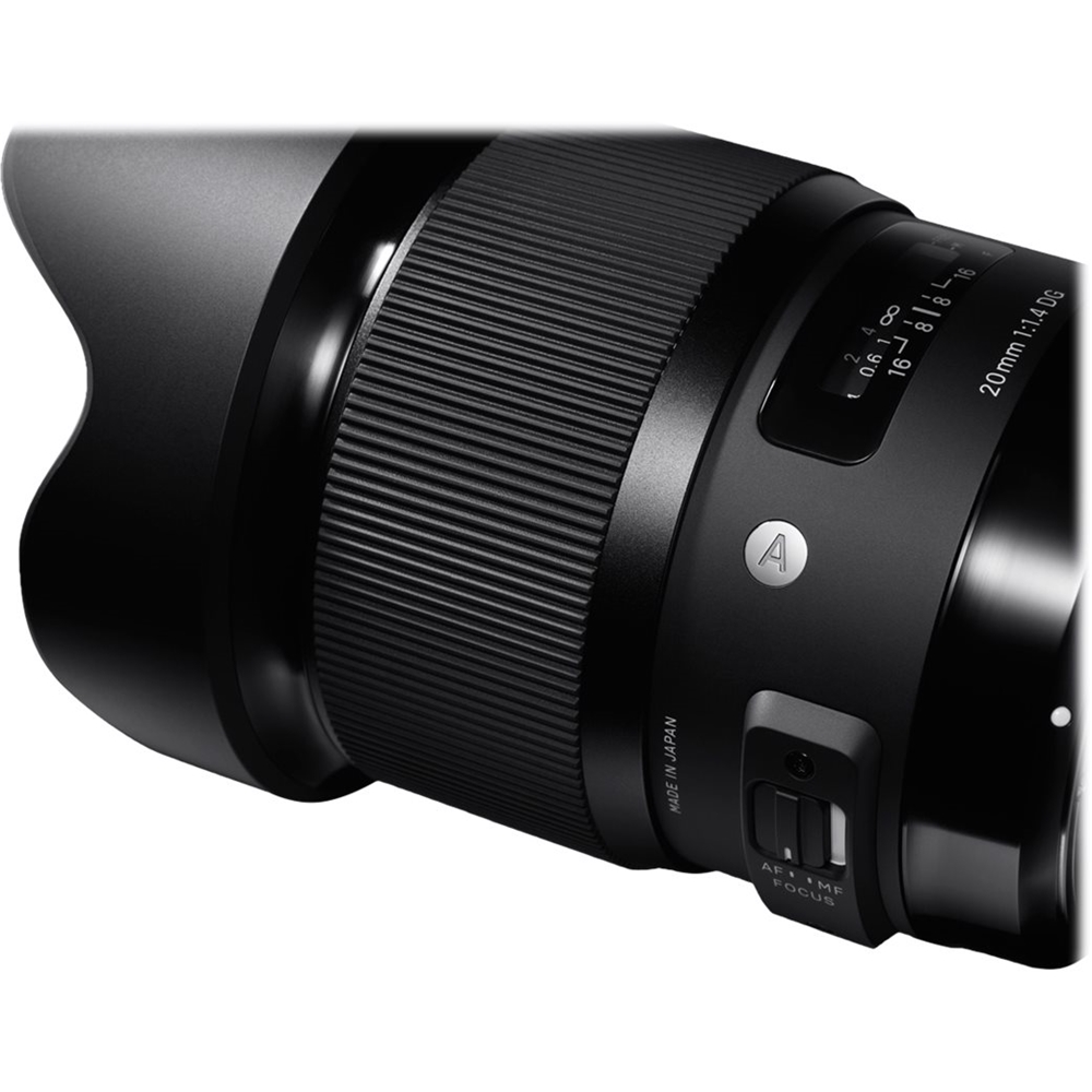 Sigma Art 20mm f/1.4 DG HSM Wide-Angle Lens for Sony E-Mount Black 412965 -  Best Buy