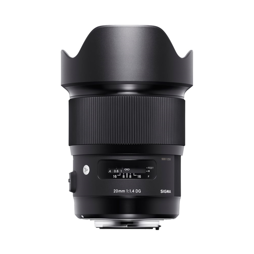 カメラ レンズ(単焦点) Sigma 20mm f/1.4 DG HSM Wide-Angle Lens for Nikon F Black 412955 