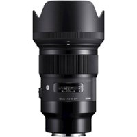 Sigma - Art 50mm f/1.4 DG HSM Lens for Sony E-Mount - Black - Front_Zoom