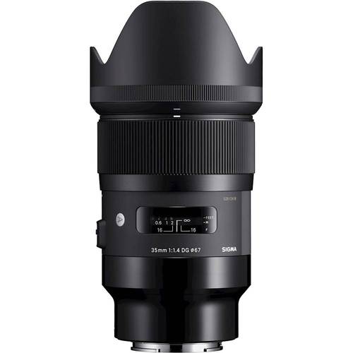 Sigma - Art 35mm f/1.4 DG HSM Lens for Sony E-Mount - Black