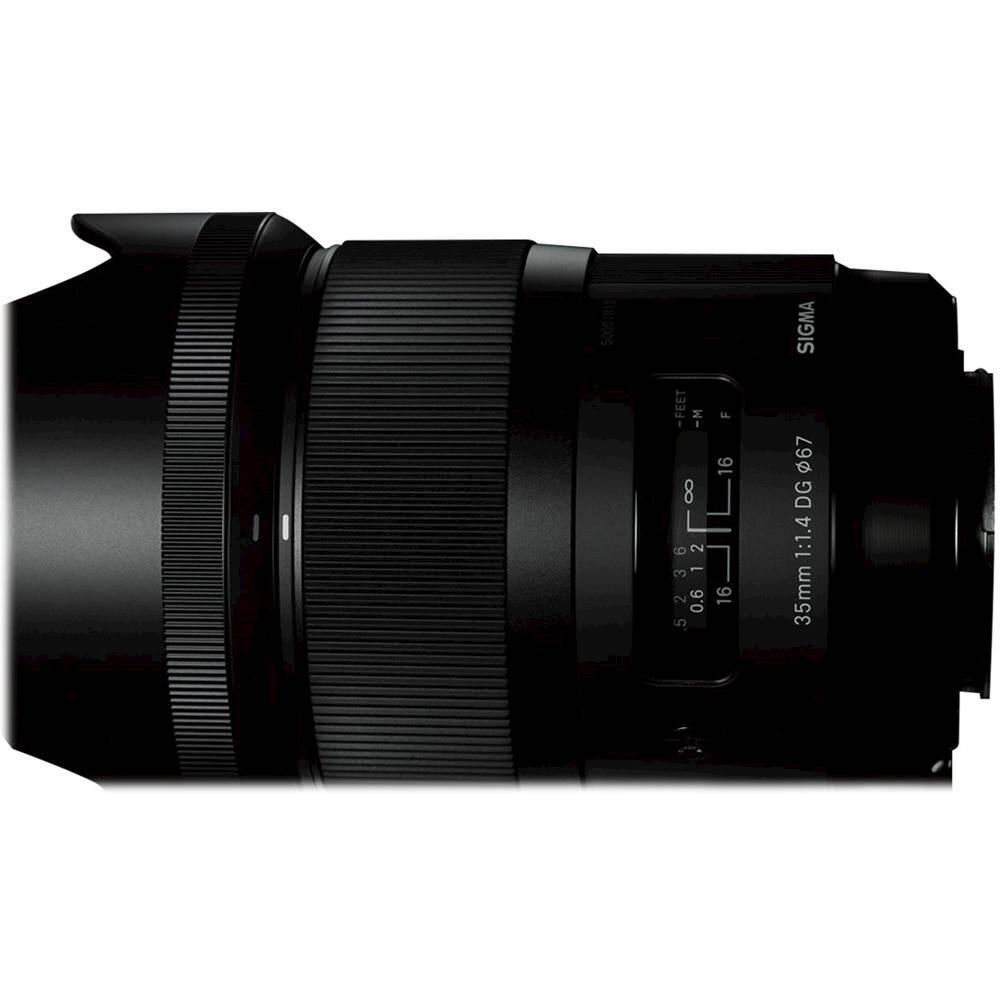 Alt View 11. Sigma - Art 35mm f/1.4 DG HSM Lens for Sony E-Mount - Black.