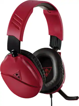 Angle. Turtle Beach - Recon 70 Wired Stereo Gaming Headset for PlayStation 4 - Midnight Red/Black.