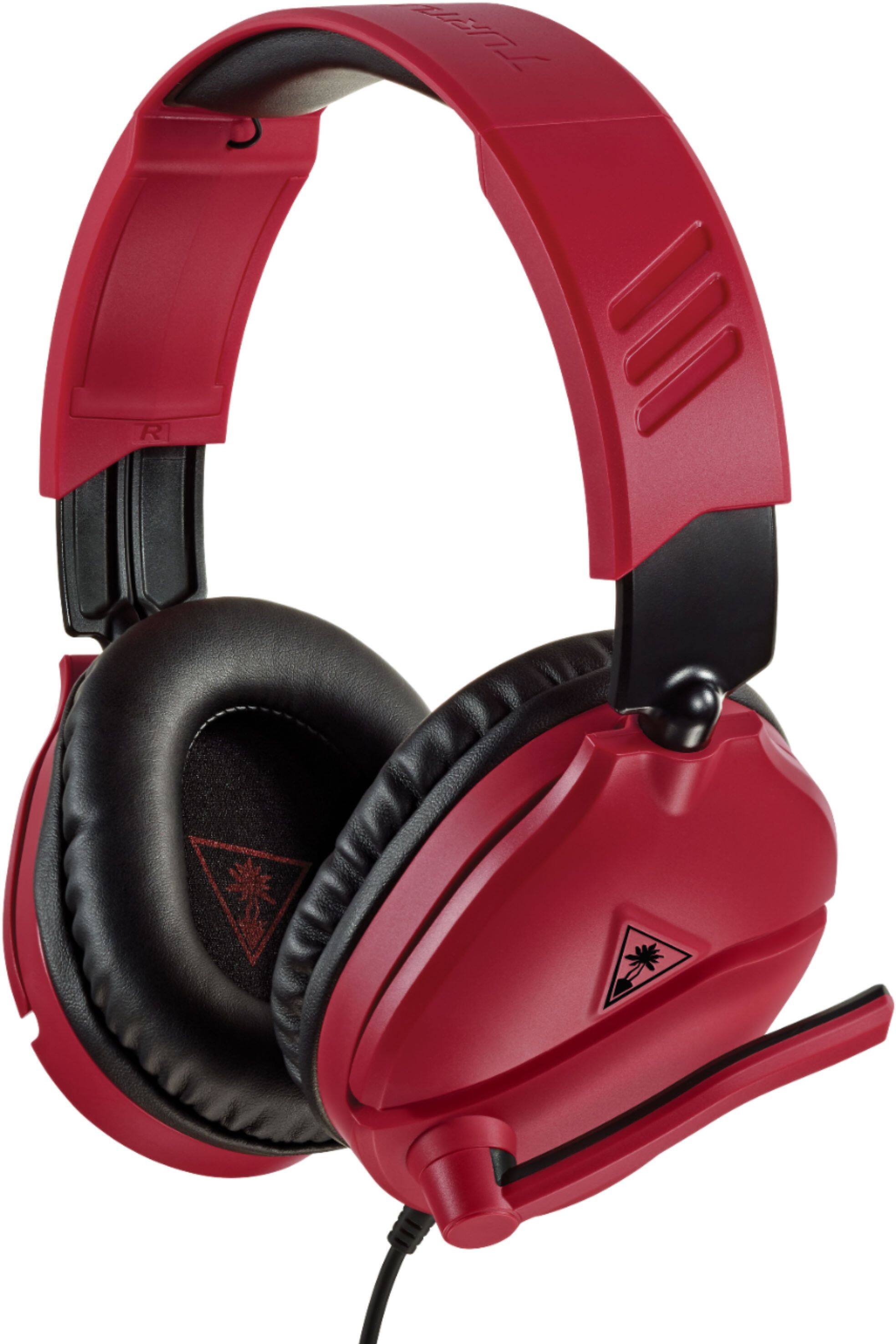 Alt View 15. Turtle Beach - Recon 70 Wired Stereo Gaming Headset for PlayStation 4 - Midnight Red/Black.