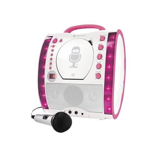 UPC 047237003480 product image for Singing Machine - CD+G Portable Karaoke System - Pink | upcitemdb.com