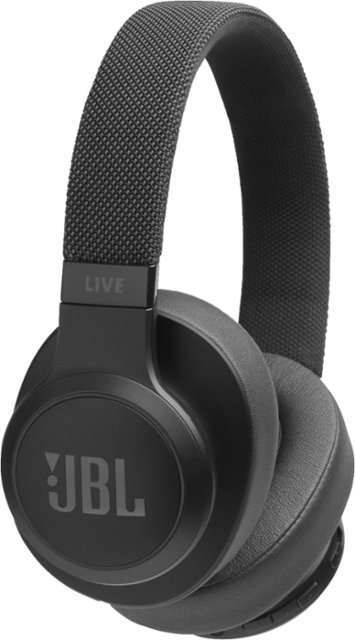 Front Zoom. JBL - LIVE 500BT Wireless Over-the-Ear Headphones - Black.