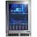 Front. Lynx - 42-Bottle Built-In Wine Refrigerator - Silver.