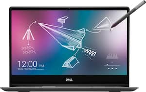 Dell - Inspiron 2-in-1 13.3" 4K Ultra HD Touch-Screen Laptop - Intel Core i7 - 16GB Memory - 512GB SSD + Optane - Black - Front_Zoom