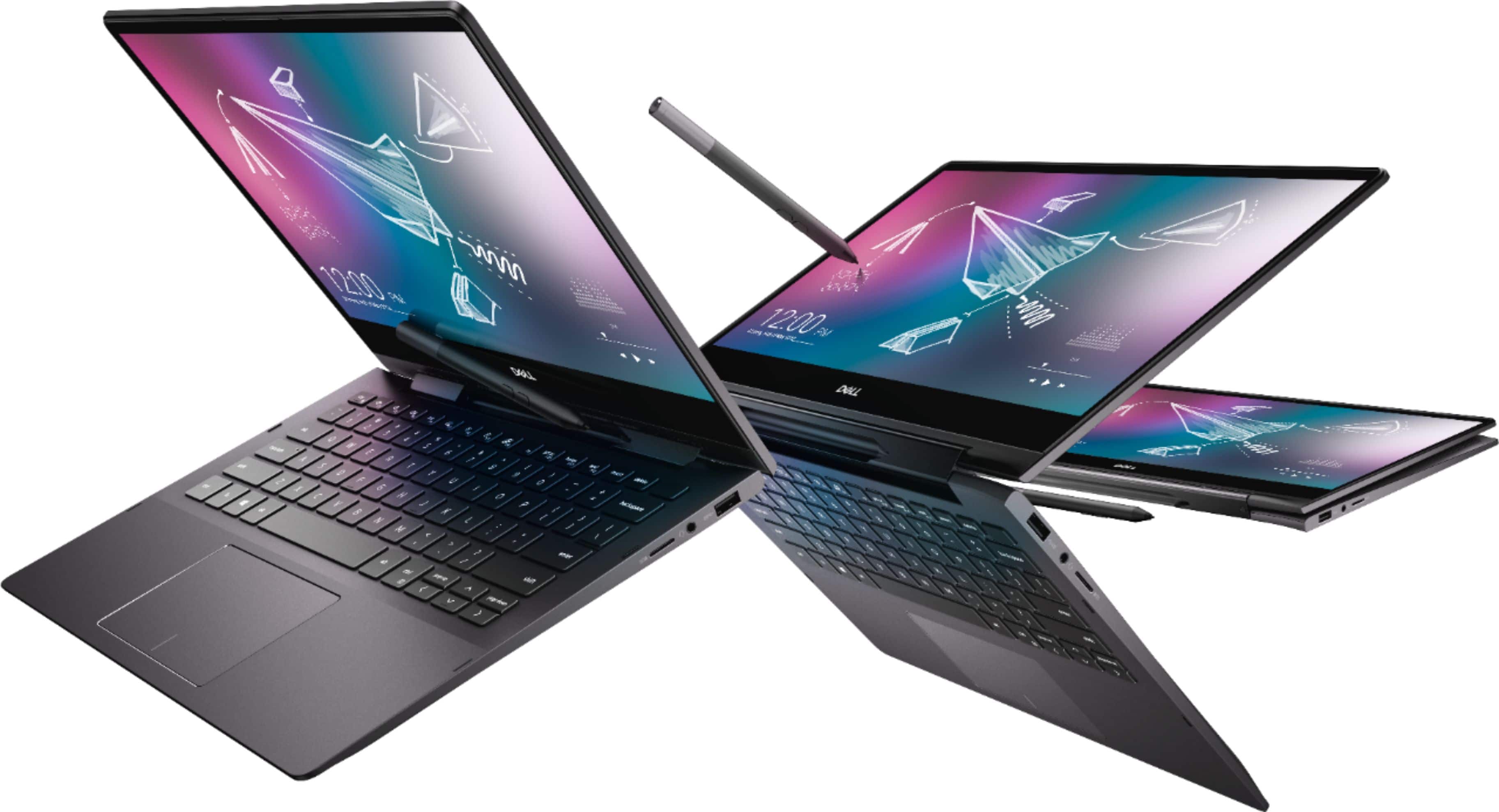 Alt View 28. Dell - Inspiron 2-in-1 13.3" 4K Ultra HD Touch-Screen Laptop - Intel Core i7 - 16GB Memory - 512GB SSD + Optane.