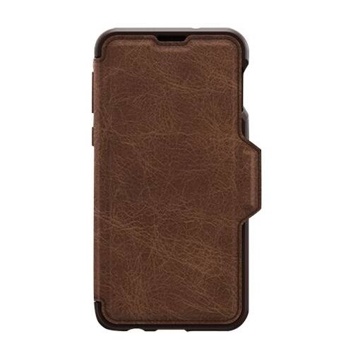 Angle. OtterBox - Strada Case for Samsung Galaxy S10e - Espresso.