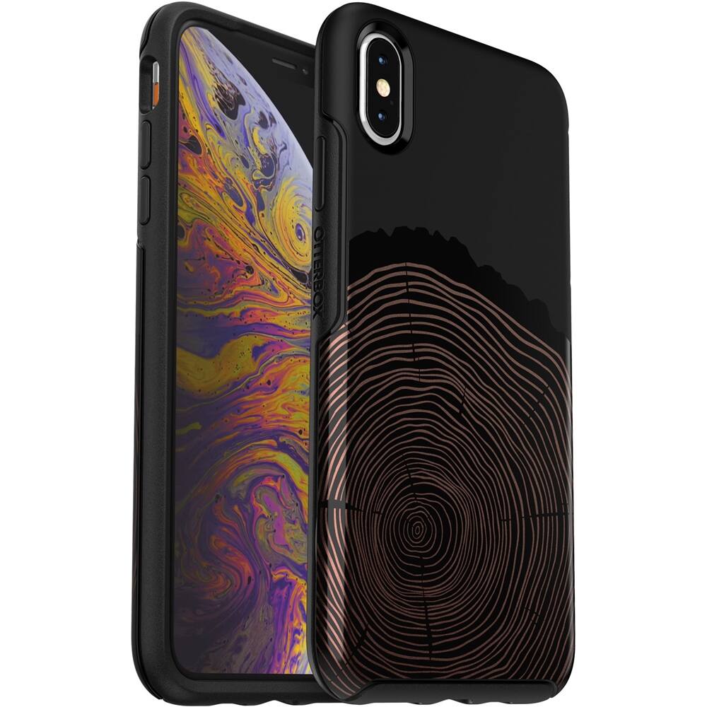 Alt View 13. OtterBox - Symmetry Series Case for Apple® iPhone® XS Max - Wood You Rather.