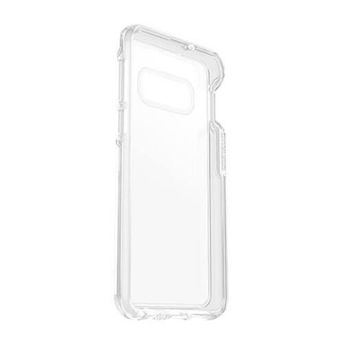 Left View: OtterBox - Symmetry Series Case for Samsung Galaxy S10e - Clear