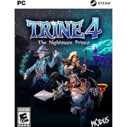 Front. Modus Games - Trine 4: The Nightmare Prince. - E10+ (Everyone 10+)
