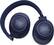Alt View 13. JBL - LIVE 500BT Wireless Over-The-Ear Headphones - Blue.