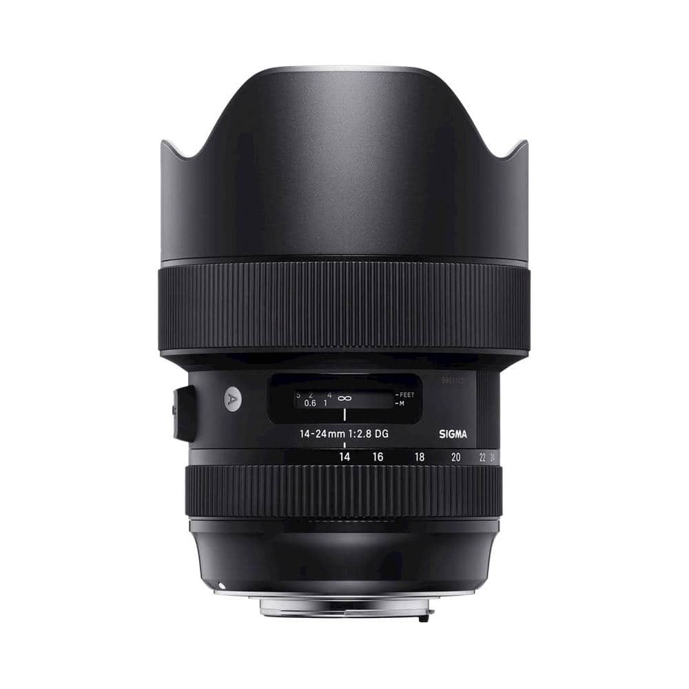 Front. Sigma - Art 14-24mm f/2.8 DG HSM Wide-Angle Zoom Lens for Nikon F - Black.