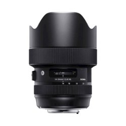 Sigma - Art 14-24mm f/2.8 DG HSM Wide-Angle Zoom Lens for Nikon F - Black - Front_Zoom