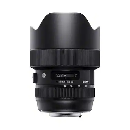 Front. Sigma - Art 14-24mm f/2.8 DG HSM Wide-Angle Zoom Lens for Nikon F - Black.