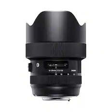 Front. Sigma - Art 14-24mm f/2.8 DG HSM Wide-Angle Zoom Lens for Canon EF - Black.