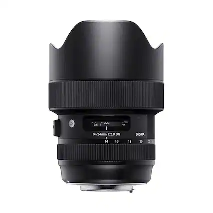 Front. Sigma - Art 14-24mm f/2.8 DG HSM Wide-Angle Zoom Lens for Canon EF - Black.
